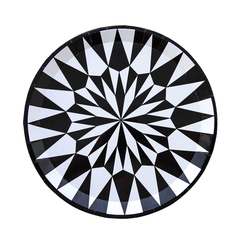 9" Kaleidoscope Large Plates - 8 Pk. S9200 - Pretty Day