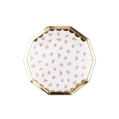 Lola Dutch Tea Rose Small  Plates - 8 Pk S4096 - Pretty Day