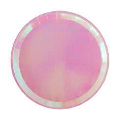 Posh Pink Round Plates - Small - 8 Pk. S8102 - Pretty Day