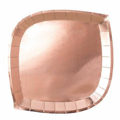 Rose Gold 7" Small Paper Plates - 8 Pk.  S9232 - Pretty Day