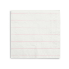 Frenchie Striped Blush Napkins - Small 16 Pk. S1105 - Pretty Day