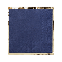 Navy and Gold Paper Cocktail Napkins S1152 - Pretty Day