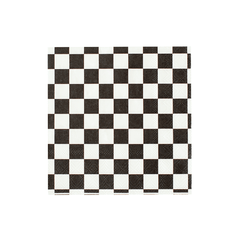 Black Checkered Cocktail Napkins - 20 Pk S9325 - Pretty Day