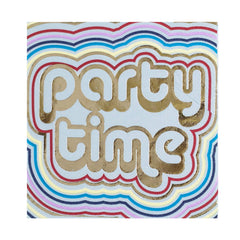 "Party Time" Cocktail Napkins - 20 Pk. S9196 - Pretty Day
