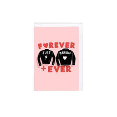 Forever + Ever Just Married Greeting Card - Jolly Awesome - Pretty Day