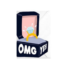 OMG YES! Greeting Card - Jolly Awesome - Pretty Day