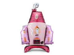 Pink Haunted House Jumbo Foil Balloon M0061 - Pretty Day