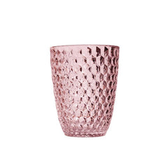 Pink Acrylic Diamond Cut Glass S6026 - Pretty Day