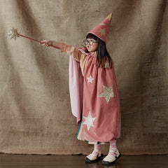 Pink Velvet Wizard Costume M1136 - Pretty Day