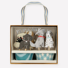 Puppy Cupcake Kit (x 24 toppers) - Pretty Day