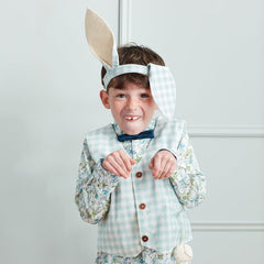 Gingham Boy's Bunny Costume S2042 - Pretty Day