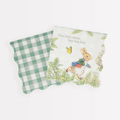 Peter Rabbit Party Napkins Small 16pk S0091 - Pretty Day