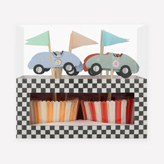 Race Cars Cupcake Kit (x 24 toppers) S5123 - Pretty Day