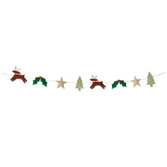 Christmas Icon Felt Garland M1133 - Pretty Day