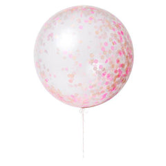 Pink Giant Confetti Balloon Kit -3 pack S2053 - Pretty Day