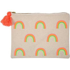 Rainbow Large Canvas Pouch S2063 - Pretty Day