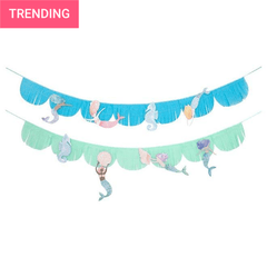 Mermaid Party Garland Banner S2021 - Pretty Day