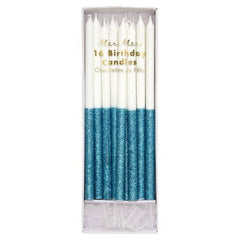 Meri Meri - Blue Glitter Dipped Candles S1014 - Pretty Day