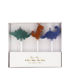 Meri Meri - Dinosaur Birthday Candles S8014 - Pretty Day