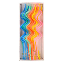 Multicolor Swirly Birthday Candles S2115 - Pretty Day