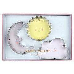 Meri Meri Weather Sun Moon Cloud Cookie Cutter Set S2132 - Pretty Day