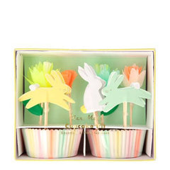 Easter Bunny Floral Cupcake Kit S4117 S4118 - Pretty Day