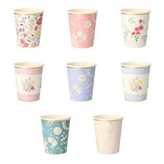 Meri Meri - Assorted Floral Cups S2102 - Pretty Day