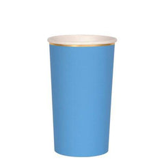 Meri Meri - Bright Blue Tall Cups S3145 - Pretty Day