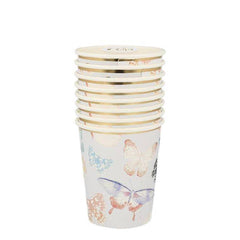 Meri Meri Pastel Butterfly Paper Party Cups S5156 - Pretty Day