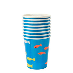 Meri Meri Under The Sea Fish Cups  - Pack of 8 S5044 - Pretty Day