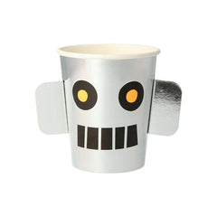 Robot Paper Party Cups - Pack of 8 S9092 - Pretty Day