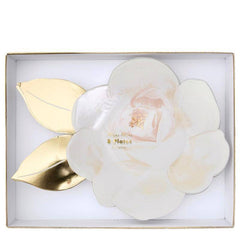 Meri Meri White Rose Floral Plates - Pack of 8 S9113 S9114 - Pretty Day