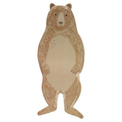 Meri Meri Wilderness Brown Bear Party Plates - 8 Pack S4210 - Pretty Day