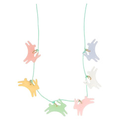 Meri Meri Children's Easter Leaping Bunny Rabbit Necklace S5185 - Pretty Day