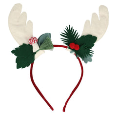 Reindeer Antler Headband with Holly S4138 - Pretty Day