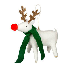 Reindeer Felt Christmas Tree Ornament - Pretty Day