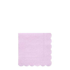 Lilac Purple Scallop Edge Napkins - Small S1047 - Pretty Day