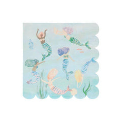 Mermaid Party Napkins - Large S5186 - Pretty Day