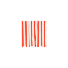 Red Striped Paper Party Napkins- Small- 16pk S7069 - Pretty Day