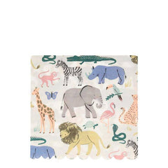 Safari Animal Print Napkins - Large S9336 - Pretty Day