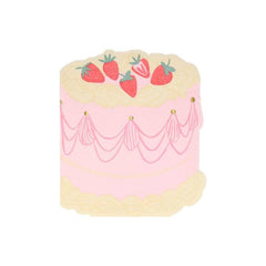 Pink Birthday Cake Paper Napkin-16pk S1049 - Pretty Day