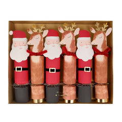 Large Christmas Character Large Crackers 6pk M103031 - Pretty Day