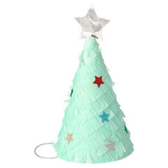 Fringed Christmas Tree Party Hats 6pk M110001 - Pretty Day