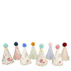 Meri Meri English Garden Party Floral Mini Party Hats S9016 S9017 - Pretty Day