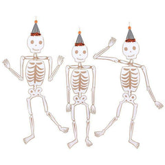 Vintage Halloween Jointed Skeletons - 3 Pack M0057 - Pretty Day