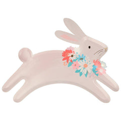 Leaping Easter Bunny Plates S4069 - Pretty Day