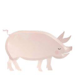 On The Farm Pig Plate S8035 - Pretty Day