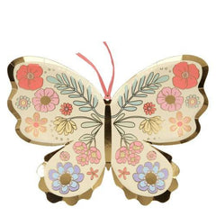 Floral Butterfly Plates S2177 - Pretty Day