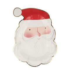 Jolly Santa Party Plates - 8 Pack M1142 - Pretty Day