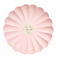 Simply Eco Friendly Party Light Pink Plates - Large- 8 pack S3152 - Pretty Day